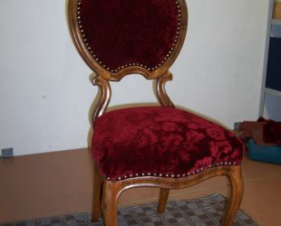 Aufarbeitung und Restauration eines Stuhls